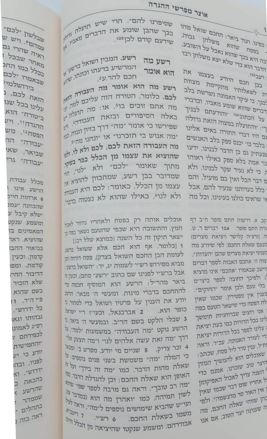 הגדה של פסח - אוצר מפרשי ההגדה / מכון ירושלים