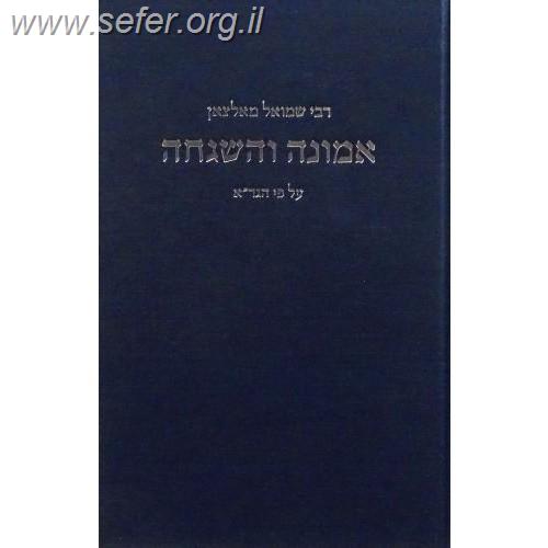 אמונה והשגחה להגר"א