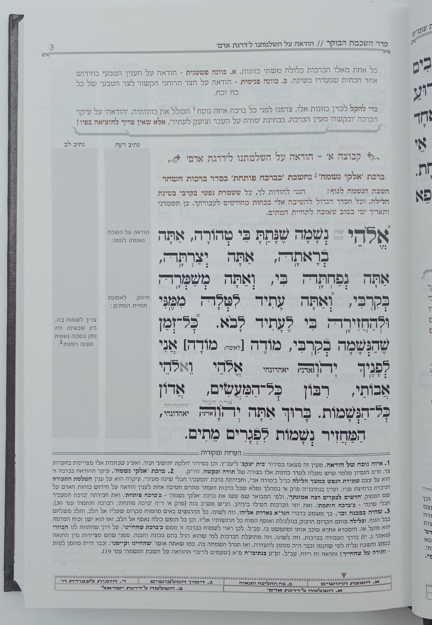 סידור נתיבות התפילה - לימות החול נוסח ע"מ פורמט גדול / מכון סימנים