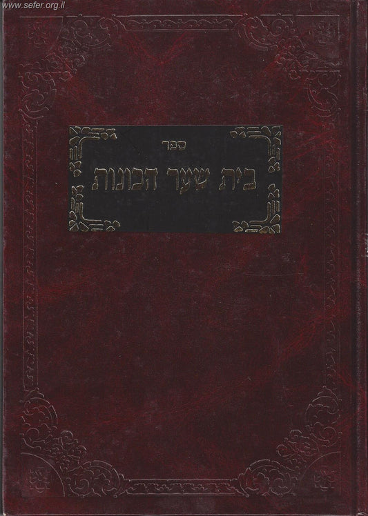 בית שער הכוונות / בעל הסולם