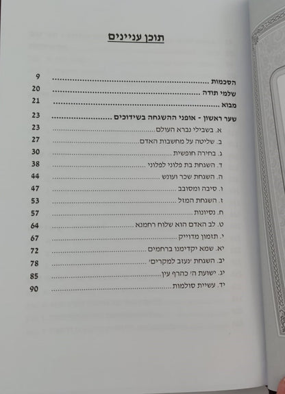 חובת האדם בעולמו - שידוכים / סדרת אמונה ובטחון