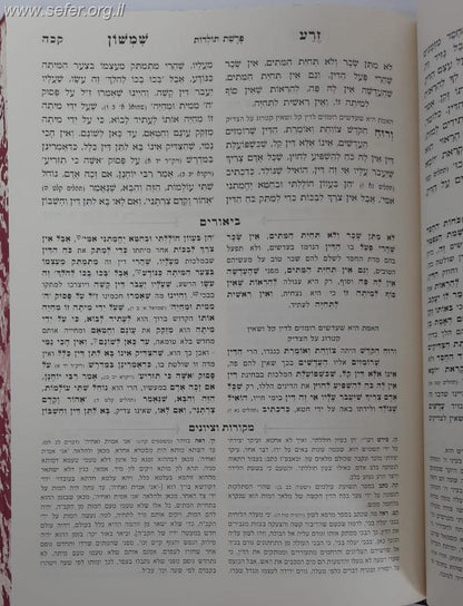 זרע שמשון המבואר דברים / עוז והדר