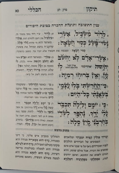 תיקון הכללי מתוק מדבש - פורמט קטן / הרב דניאל פריש זצוק"ל