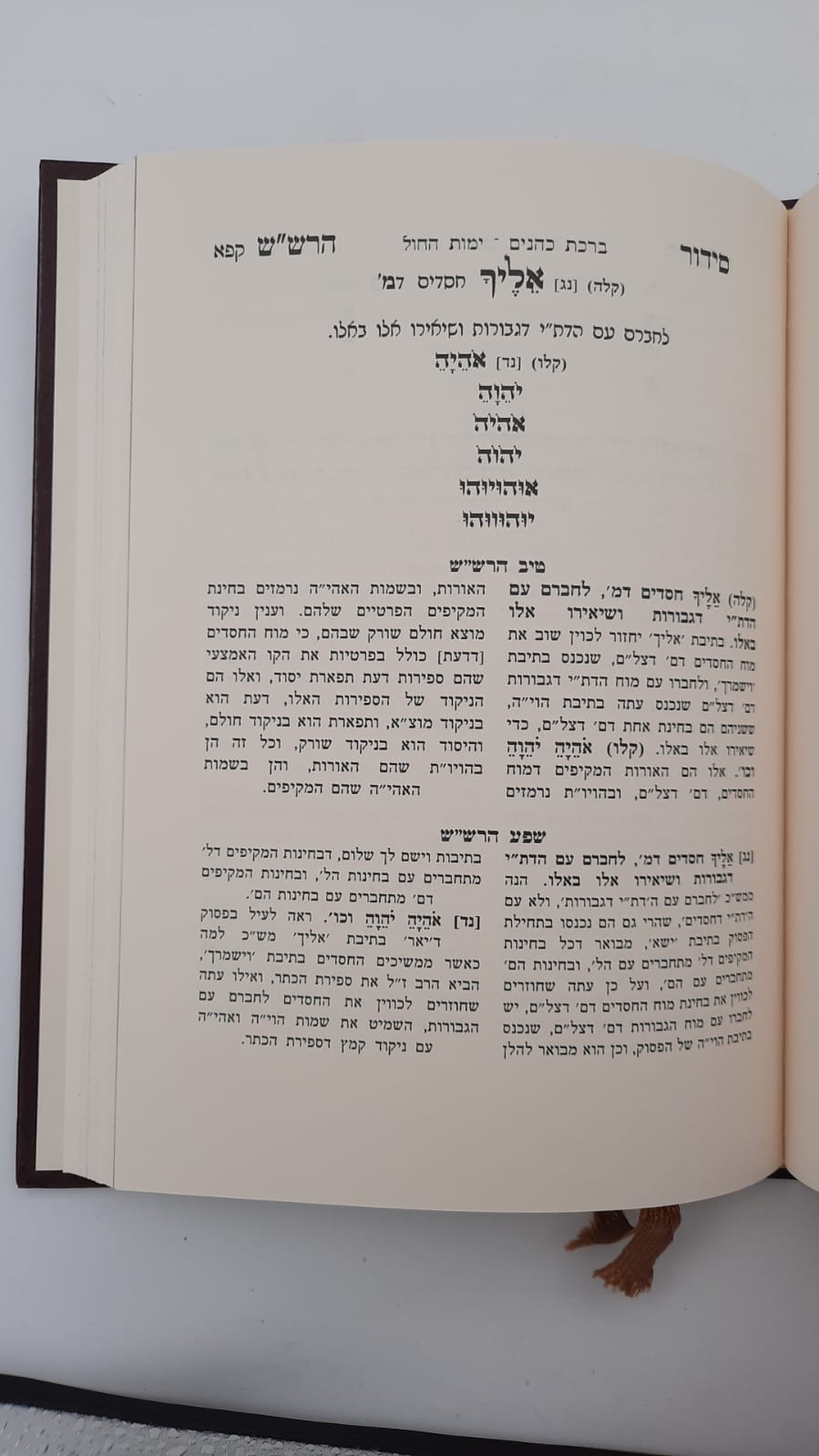 שער הכוונות - עם פירוש טיב הכוונות ברכת כהנים • סידור הרש"ש - עם פירוש טיב הרש"ש / הרב גמליאל הכהן רבינוביץ