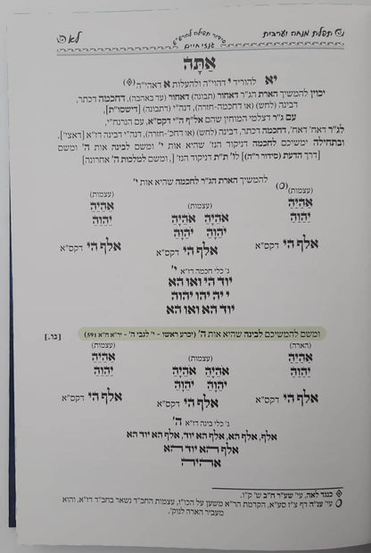 גנזי חיים - סידור הרש"ש מנחה וערבית של חול / פורמט גדול