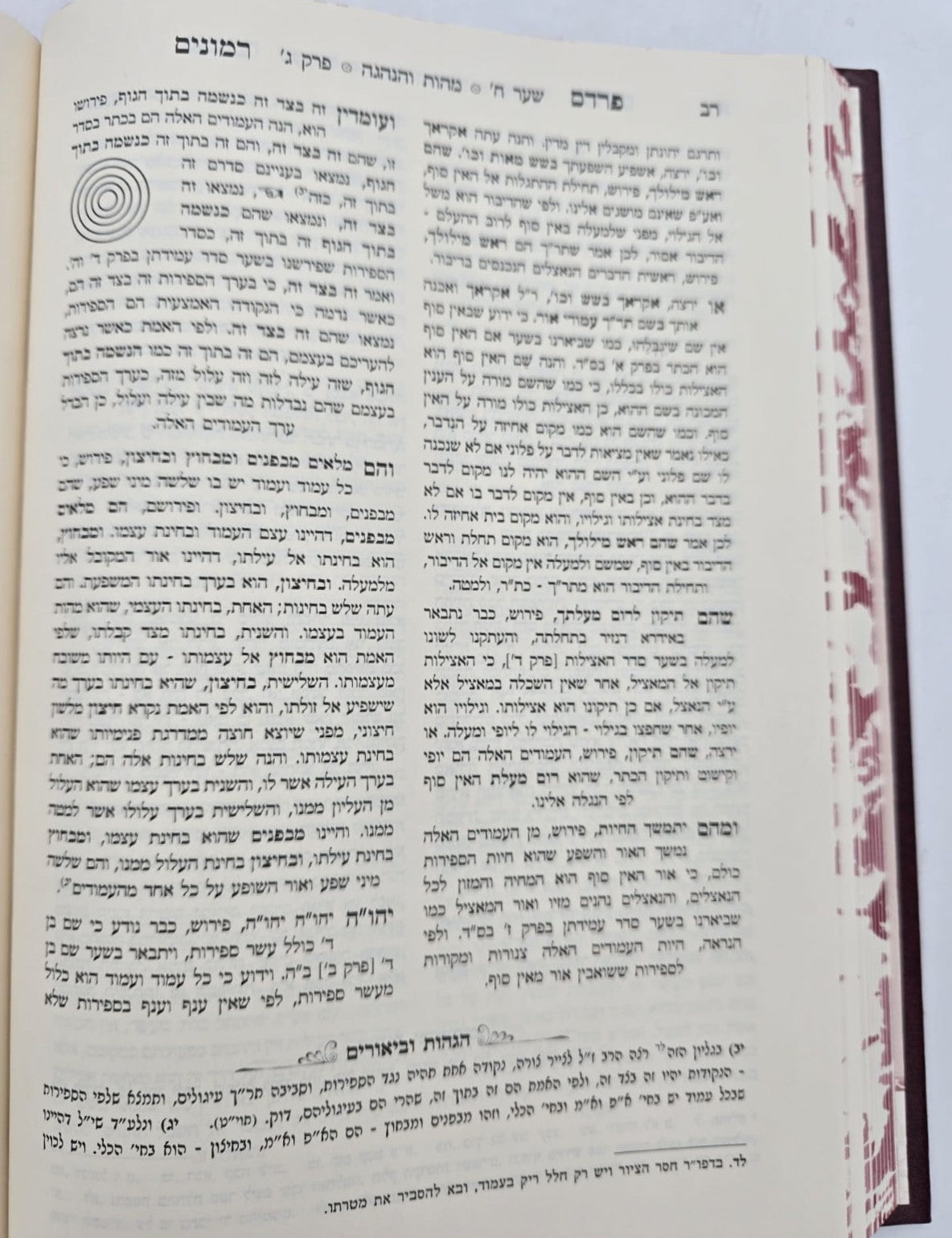 פרדס רימונים להרמ"ק / אהבת שלום