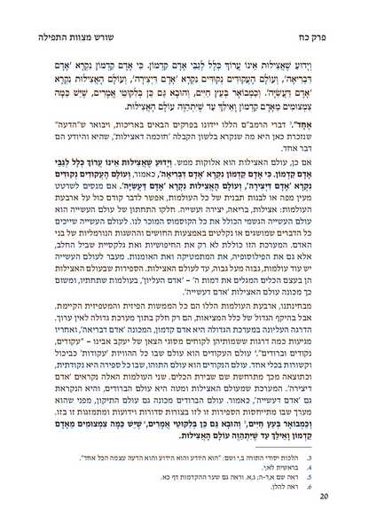 שורש מצוות התפילה ב