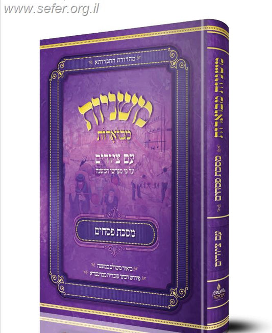 משניות מבוארות עם ציורים - פסחים / מכון אבוקה