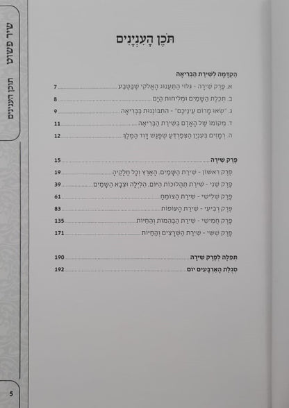 שיר פשוט - פרק שירה / על פי משנת רבי נחמן מברסלב