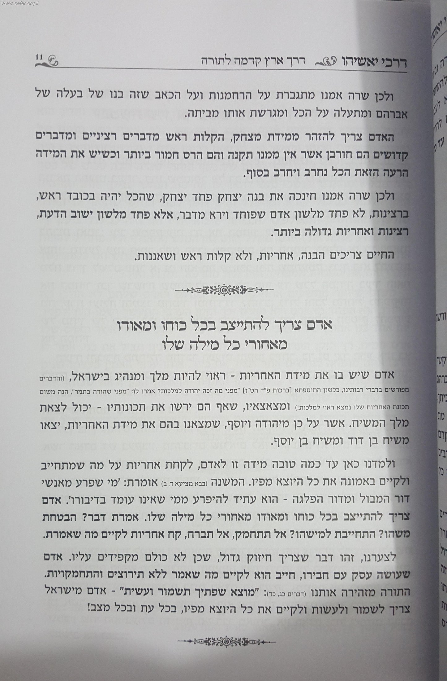 דרכי יאשיהו - יסודות נפלאים בדרכי בחיים  / הרב יאשיהו פינטו