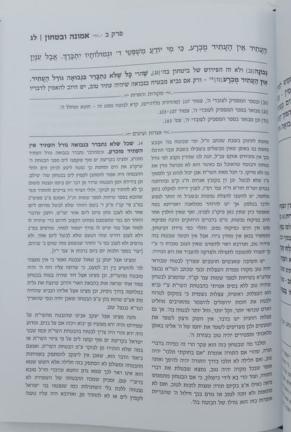 אמונה ובטחון - ממרן החזון איש בסדר חדש עם ביאור נרחב (כחול) / יפה נוף