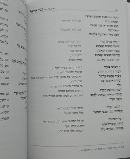 בנין אריאל - ביאור בנין בית שלישי / ע"פ ביאור הגר"א ביחזקאל